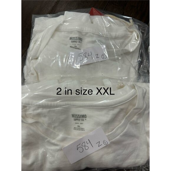 Mossimo Supply Co Long Sleeve T-Shirt White Sz XXL Cotton Poly Minimalist NWT - Picture 11 of 11